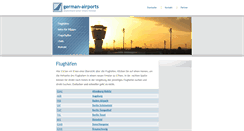 Desktop Screenshot of german-airports.de