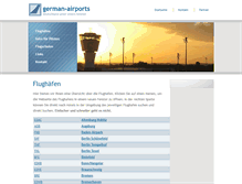 Tablet Screenshot of german-airports.de